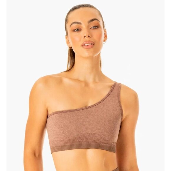 Ryderwear Excel One-Shoulder Sports Bra & Seamless High Waisted Legging Set S/M - Picture 2 of 14